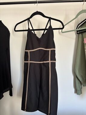 YPB Black Jumpsuit with Contrast Trim